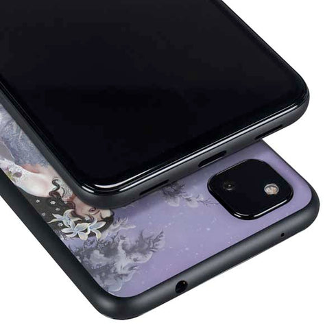 Fairy with Horse in Snow by Nene Thomas Google Pixel 4a Skin